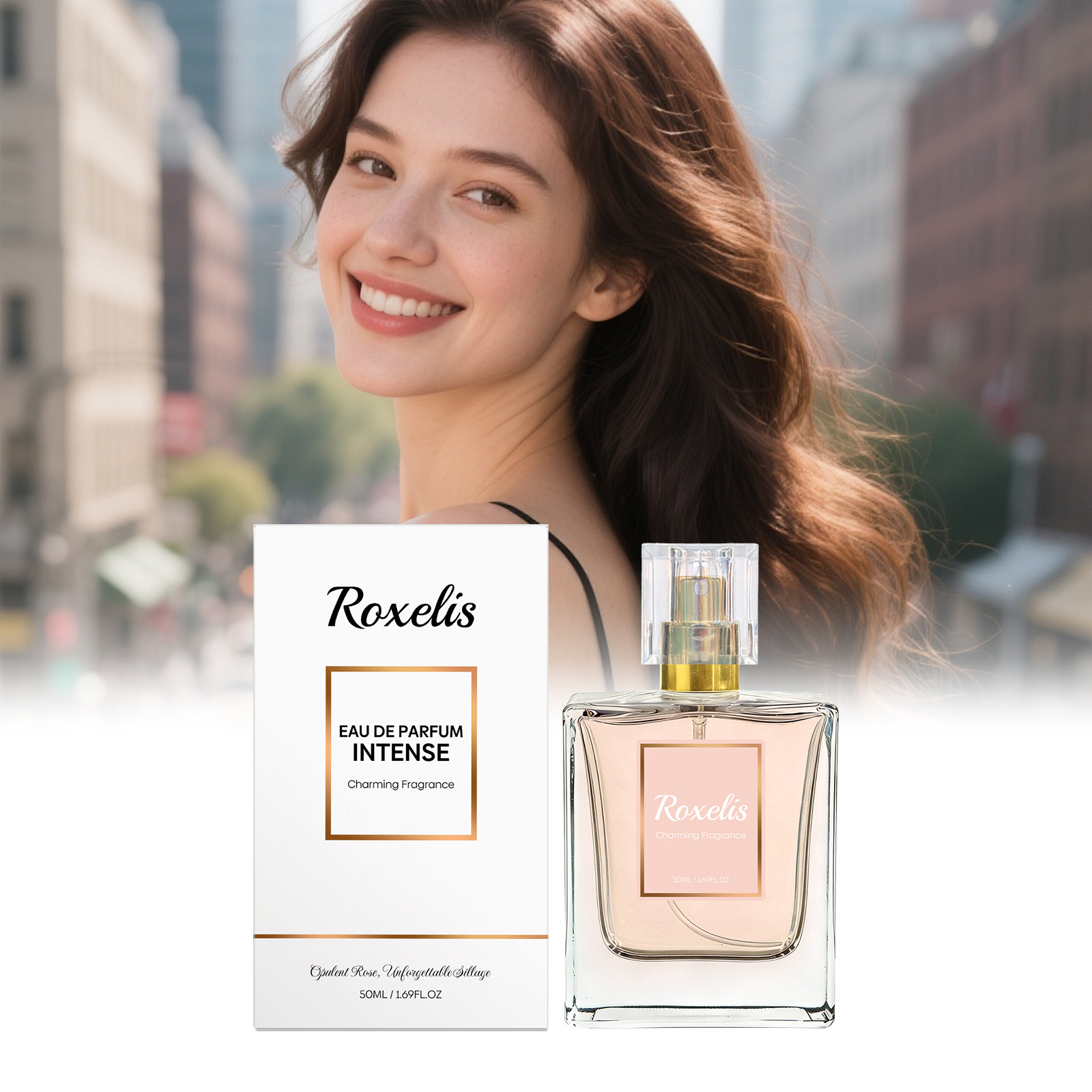 Women'S Perfume Rose Fragrance - Spray Aromatizante de Rosa e Baunilha,