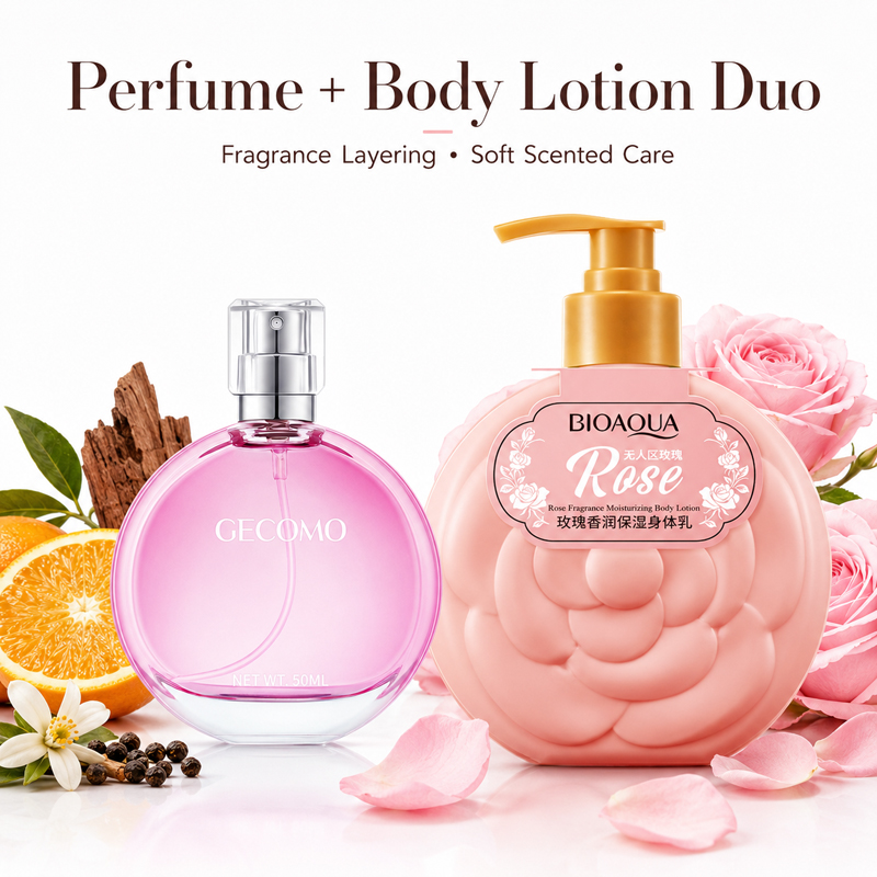Women'S Perfume Rose Fragrance - Conjunto de Perfume Feminino GECOMO 50ml