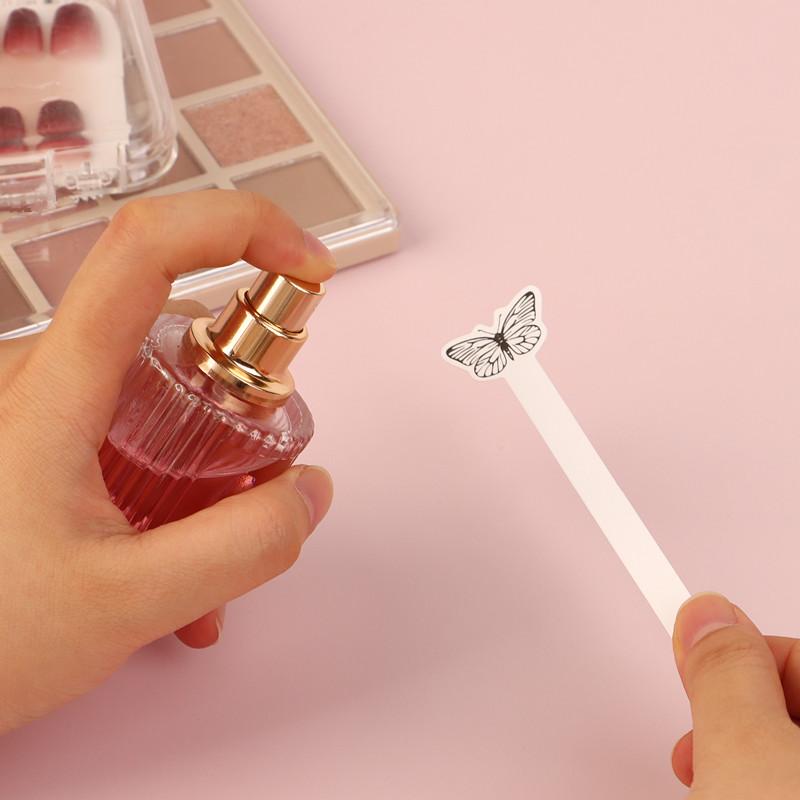 100 Peças de Papel Testador Cr - Perfume Fragrance Test avaliação e preço